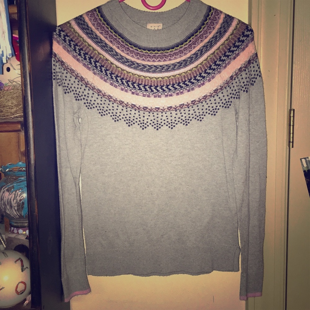 A New Day multicolored pullover sweater
